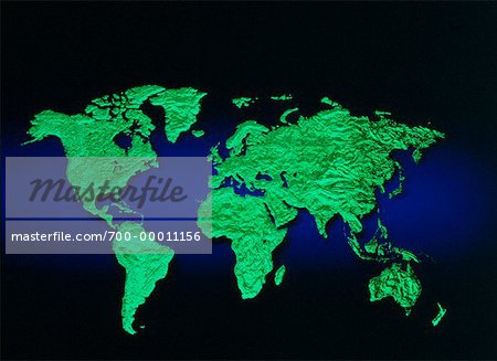 Relief Map of the World