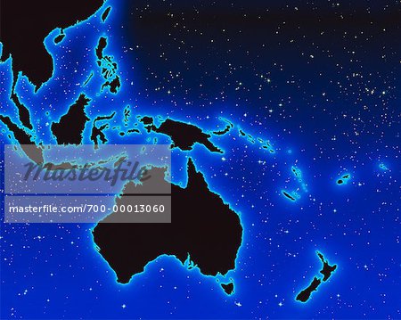 World Map Pacific Rim