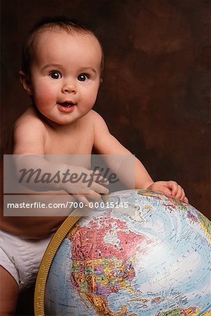 Baby with Globe