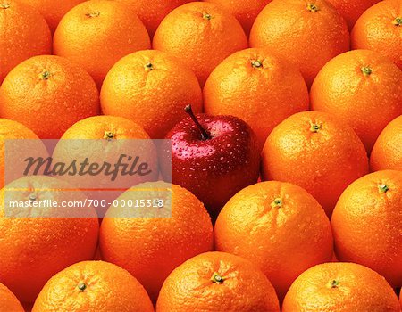 Pommes avec des Oranges
