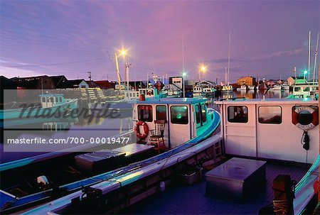 North Lake Harbour at Night Prince Edward Island, Canada