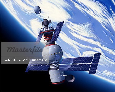 Weltraum-Satelliten
