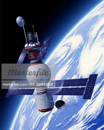 Weltraum-Satelliten