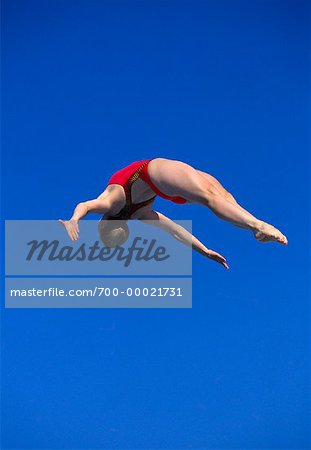 Female Diver in Swimwear