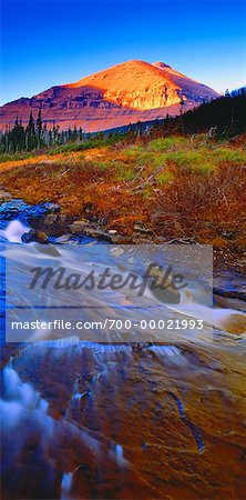 Siyeh Creek Glacier National Park, Montana, USA