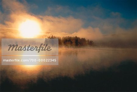 Lake at Sunrise Algonquin Provincial Park Ontario, Canada
