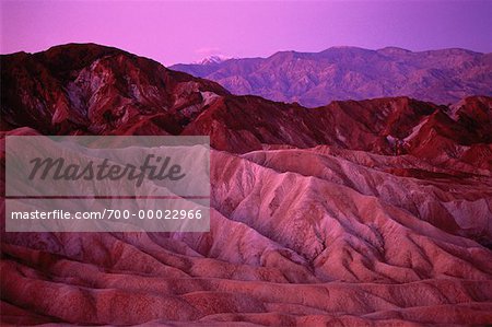 Desert Mountains at Dusk Death Valley National Park California, USA