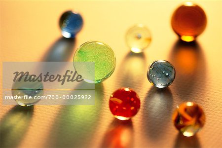 Close-Up of Marbles