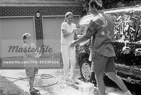 Famille Mini-Van de lavage