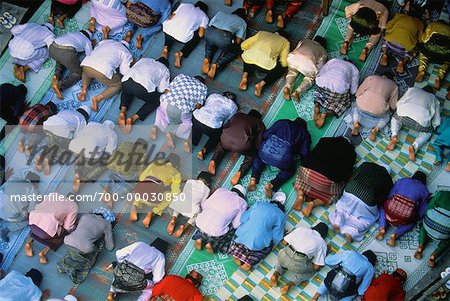 Musulmans au Singapour mosquée Sultan