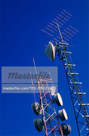 Mikrowelle Towers Parksville, Vancouver Island British Columbia, Kanada