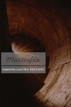 Spiral Steps Chateau de Cherveux Cherveux, France