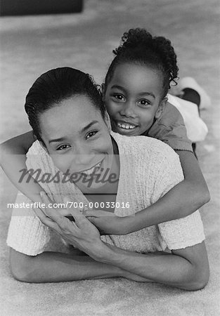 Portrait of Mother and Daughter