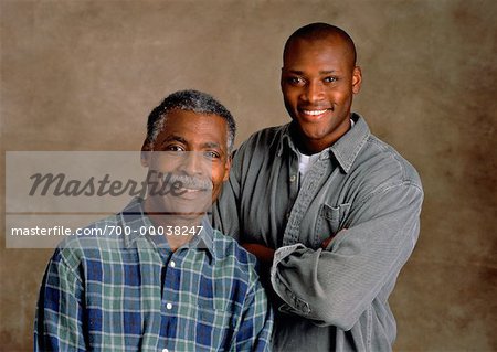 Portrait du père et fils