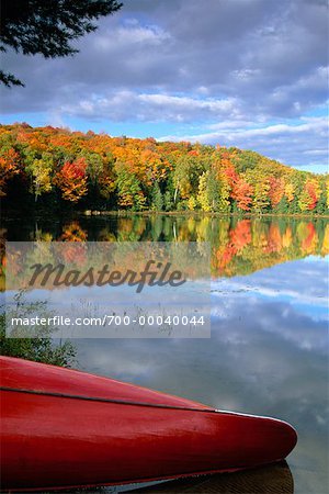 Claypack Lake in Autumn Haliburton, Ontario, Canada