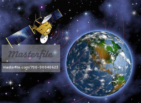 Satellite and Globe