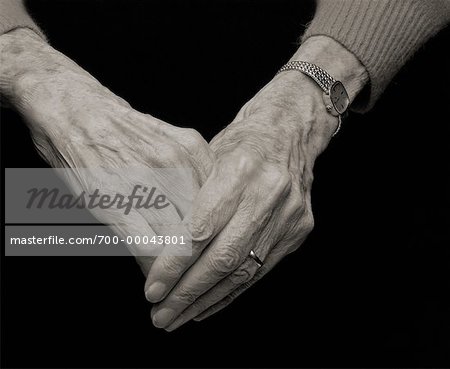 Close-Up of Mature Woman's Hands