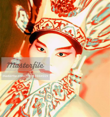 Porträt des chinesischen Opernsänger