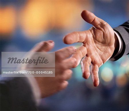 Nahaufnahme des Business-Handshakes