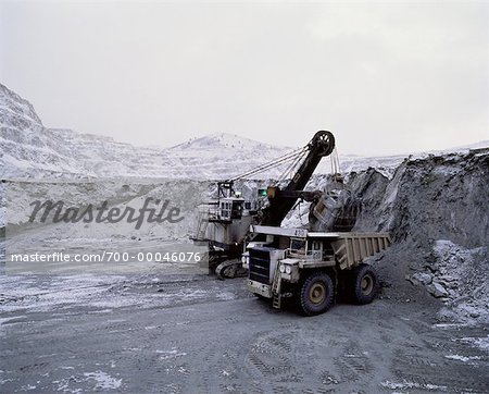 Butte, Montana, USA Mine de cuivre