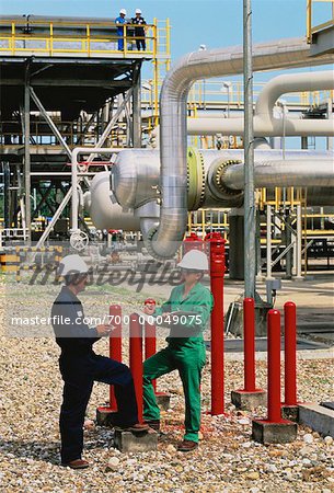 Refinery Workers, Arun Oil Field Sumatra, Indonesia
