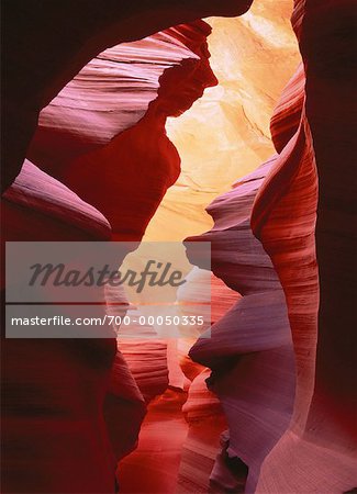 Schlucht Interior, Antelope Canyon Page, Arizona, USA