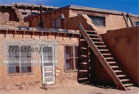 Pueblo Dwellings, New Mexico, USA