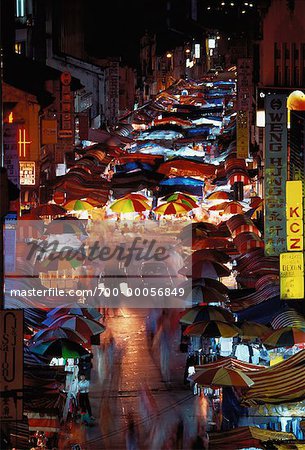 Chinatown Market at Night Kuala Lumpur, Malaysia