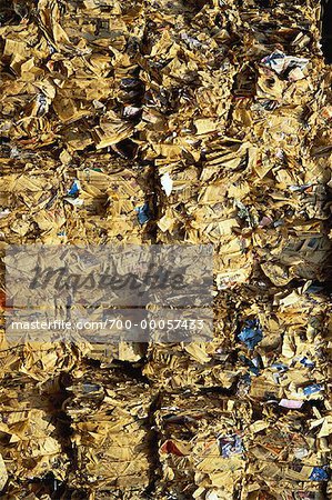 Usine de recyclage du papier Jakarta, Indonésie