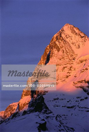 Région de Jungfrau du mont Eiger, Suisse