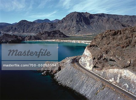 Luftbild von Conception Bay Playa Santispac, Baja California Mexiko