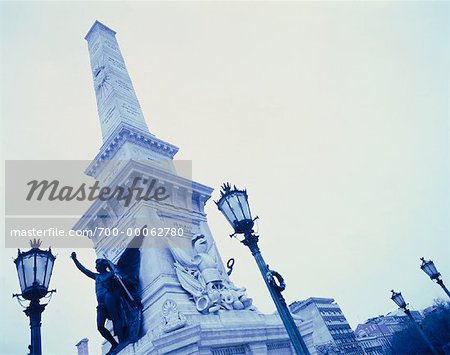 Obelisk am Praça dos Restauradores Lissabon, Portugal