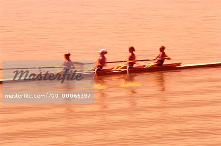 Blurred Rowers St. Catharines, Ontario, Canada