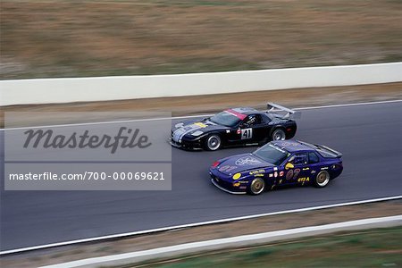 Stock Car Racing at Mosport Raceway Durham, Ontario, Canada