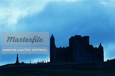 The Rock of Cashel and Sky Cashel, Ireland