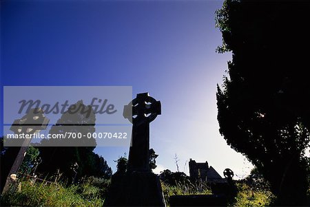 Cimetière de l'abbaye de Muckross Killarney National Park Irlande