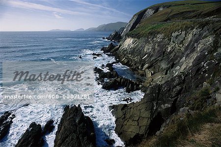 Littoral rocheux, péninsule de Dingle, Irlande