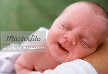 Close-Up of Sleeping Baby