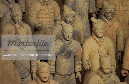 Terracotta Warriors Near Xi'an, Shaanxi Province China