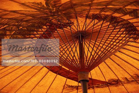 Close-Up of Hand Made Umbrella Bangkok, Thailand