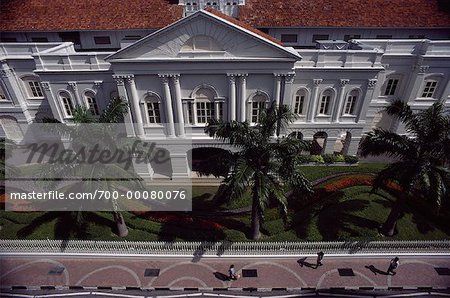 Aerial View of Parliament House Singapore
