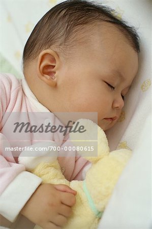 Close-Up of Baby Sleeping