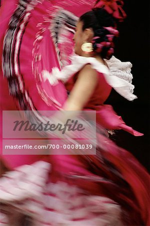 Blurred View of Woman Dancing Mexico City, Mexico