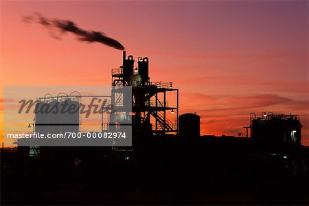 Reclamation Plant at Sunset Parker, Arizona, USA