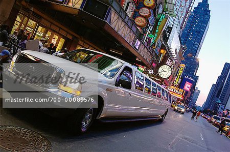 Limousine on 42nd Street New York City, New York, USA