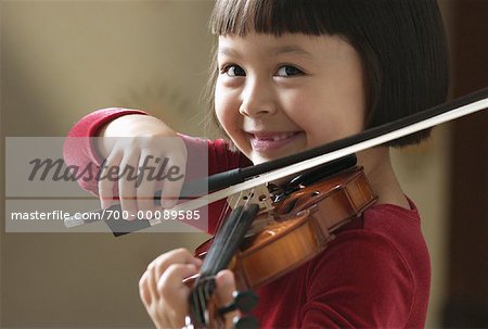 Girl Playing Violin