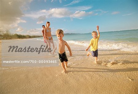 Family at the Beach