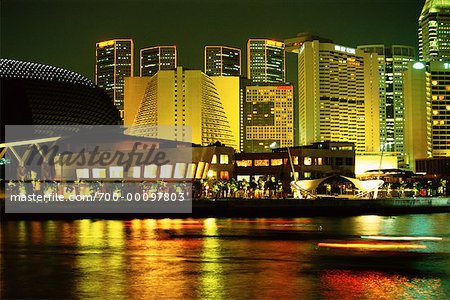 Marina die Esplanade-Singapur