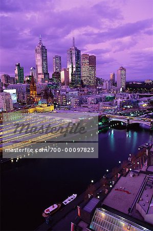 Großstadt Melbourne, Victoria, Australien