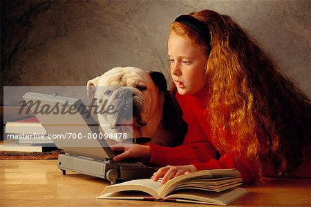 Girl Studying